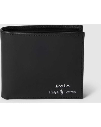 Polo Ralph Lauren Portemonnaie mit Label-Print - Schwarz
