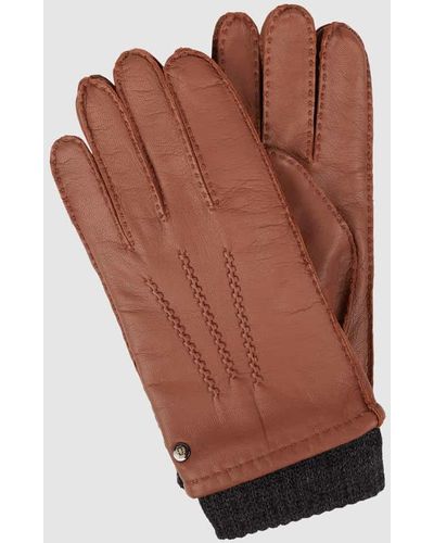 Roeckl Sports Handschuhe aus Leder - Braun