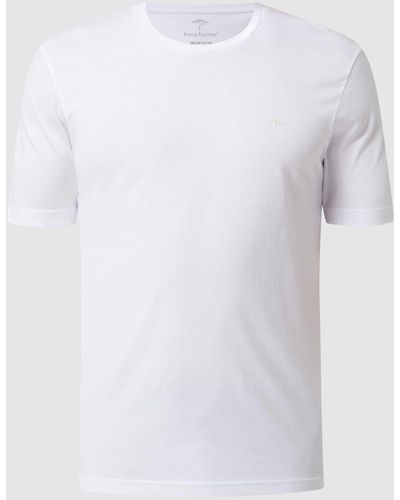 Fynch-Hatton T-shirt Van Biologisch Katoen - Wit