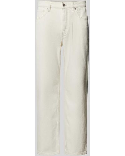 Mango Jeans mit Label-Patch Modell 'TANGER' - Weiß