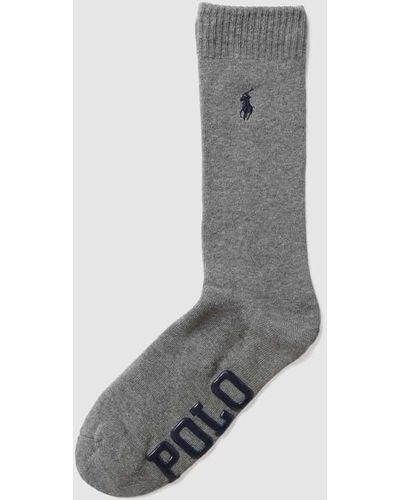 Polo Ralph Lauren Socken mit Label-Stitching - Grau