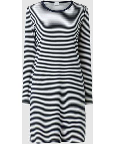 Mey Nachthemd aus Baumwolle Modell 'Paula' - Grau