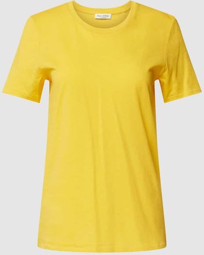 Marc O' Polo T-Shirt mit Rundhalsausschnitt - Gelb