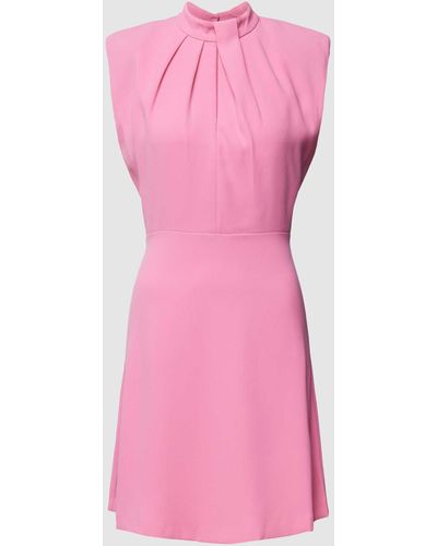 HUGO Mini-jurk Met Ronde Hals - Roze