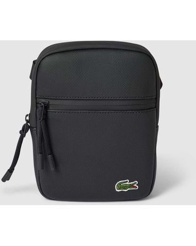 Lacoste Bauchtasche mit Label-Stitching - Schwarz