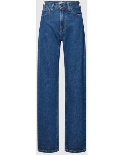 Carhartt Loose Fit Jeans im 5-Pocket-Design Modell 'NOXEN' - Blau