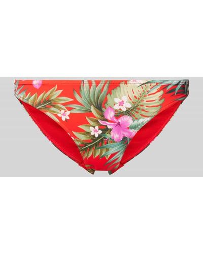 Banana Moon Bikini-Slip mit floralem Print Modell 'MAHALO' - Pink