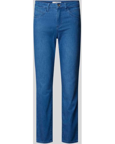 Brax Regular Fit Jeans mit verkürztem Schnitt Modell 'Style. Shakira' - Blau