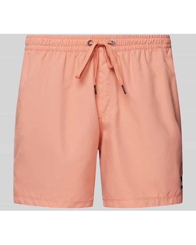 Quiksilver Badehose mit Tunnelzug Modell 'EVERYDAY SOLID VOLLEY' - Pink