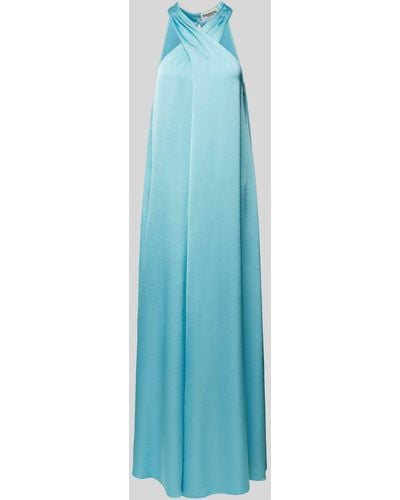 Essentiel Antwerp Maxi-jurk Met Gelegde Plooien - Blauw