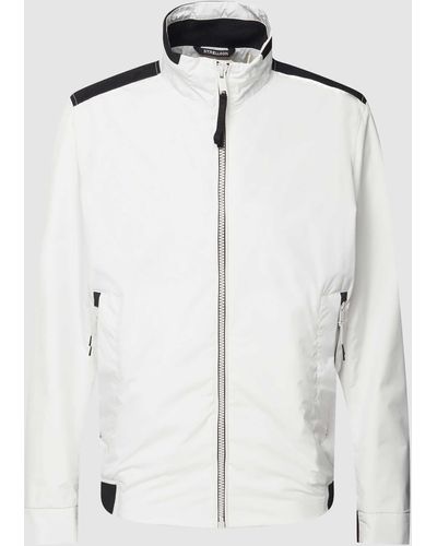 Strellson Jacke mit Label-Details Modell 'Lecce' - Weiß