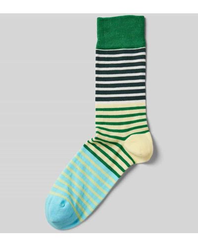 DillySocks Socken mit Streifenmuster - Grün
