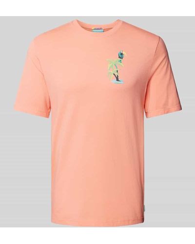 Scotch & Soda T-Shirt mit Rundhalsausschnitt - Pink
