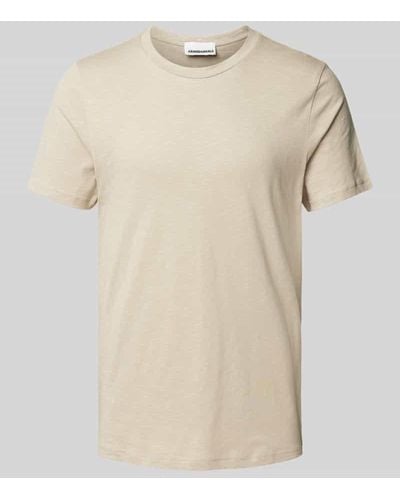 ARMEDANGELS T-Shirt mit Label-Detail Modell 'JAAMEL' - Natur