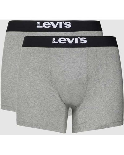 Levi's Trunks mit Label-Detail Modell 'SOLID BASIC' - Grau