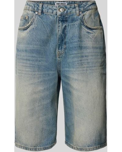 Review Korte Jeans - Blauw