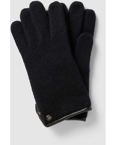 Roeckl Sports Handschuhe mit Applikation Modell 'WALKHANDSCHUH' - Schwarz