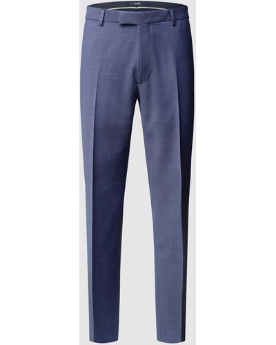 Joop! Modern Fit Pantalon Met Stretch - Blauw