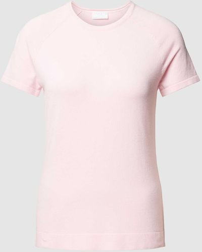 Jake*s T-Shirt in Strick-Optik - Pink