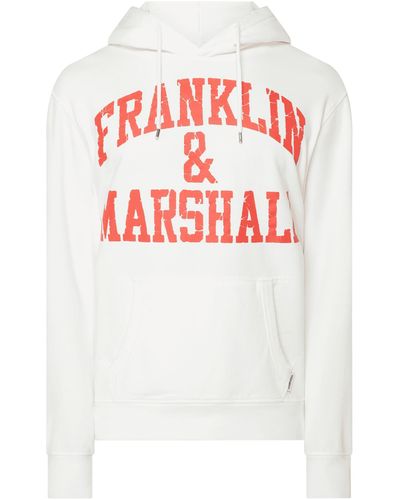 Franklin & Marshall Hoodie aus Baumwolle - Weiß