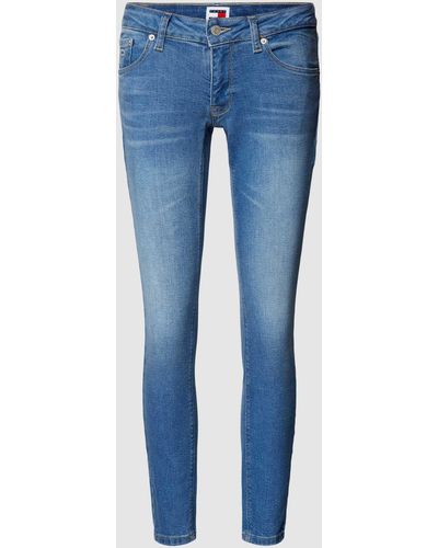 Tommy Hilfiger Skinny Fit Jeans mit Stretch-Anteil Modell 'SCARLETT' - Blau