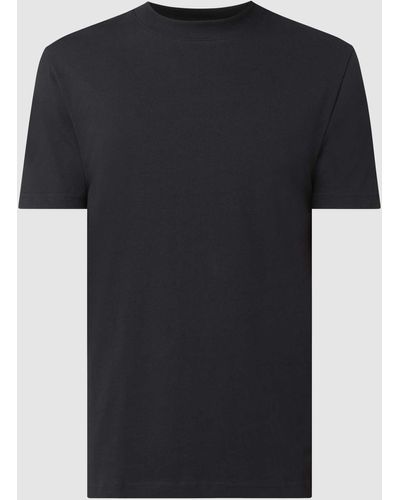 SELECTED T-Shirt aus Bio-Baumwolle Modell 'Colman' - Schwarz
