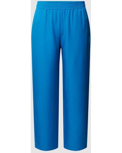 Only Carmakoma PLUS SIZE Sweatpants mit elastischem Bund Modell 'CARTHEA' - Blau