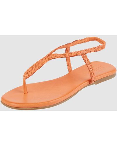 Inuovo Sandalen aus Leder - Orange
