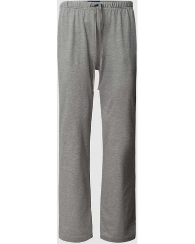 Polo Ralph Lauren Pyjamabroek Met Logostitching - Grijs