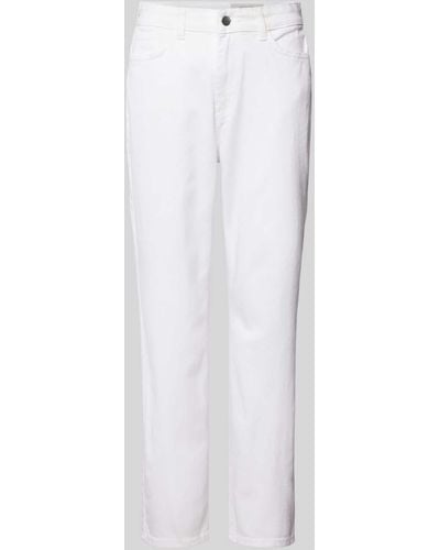 Noisy May Slim Fit Jeans im 5-Pocket-Design Modell 'MONI' - Weiß