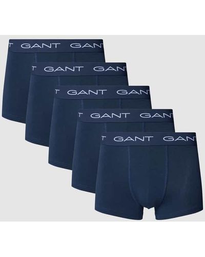 GANT Trunks mit Label-Detail im 5er-Pack - Blau