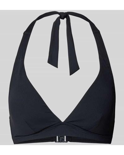 Esprit Bikini-Oberteil mit Neckholder Modell 'BONDI' - Blau