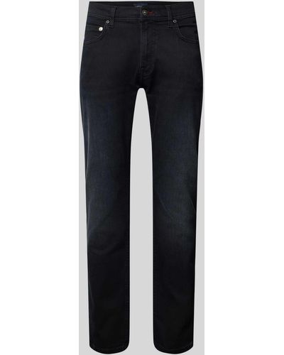 Hechter Paris Regular Fit Jeans mit Eingrifftaschen Modell 'BELFORT' - Blau