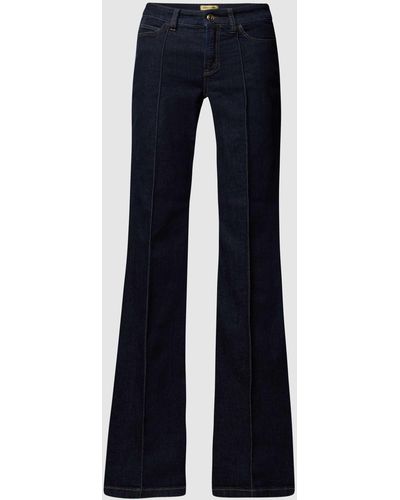 Cambio Flared Cut Jeans Met 5-pocketmodel - Blauw