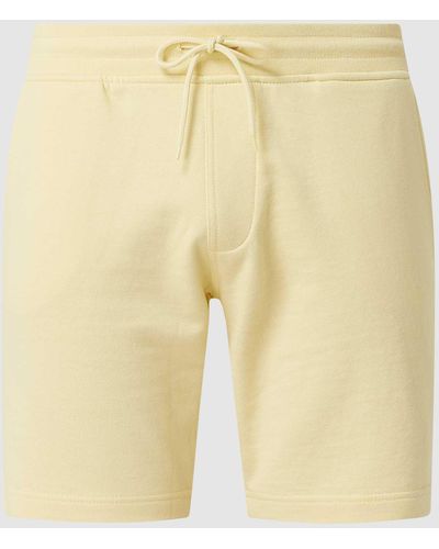 SELECTED Sweatshorts aus Bio-Baumwolle Modell 'Bale' - Gelb