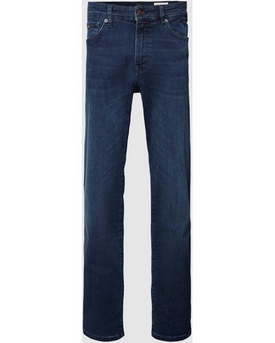 BOSS Regular Fit Jeans mit Stretch-Anteil Modell 'Re.Maine' - Blau