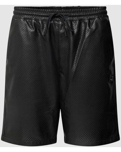 HUGO Shorts mit Eingrifftaschen Modell 'Dan' - Schwarz