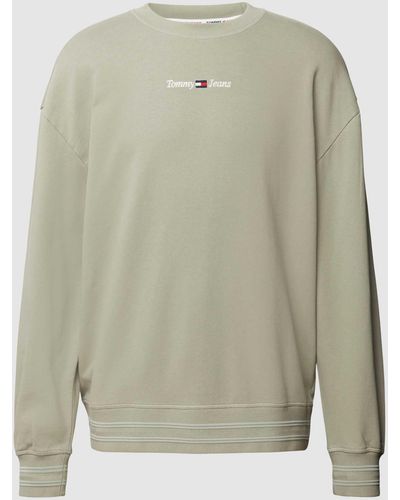 Tommy Hilfiger Sweatshirt Met Labelstitching - Meerkleurig