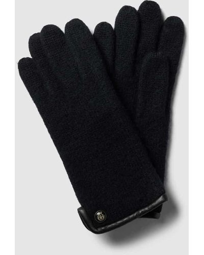 Roeckl Sports Handschuhe aus Schurwolle Modell 'WALK' - Schwarz