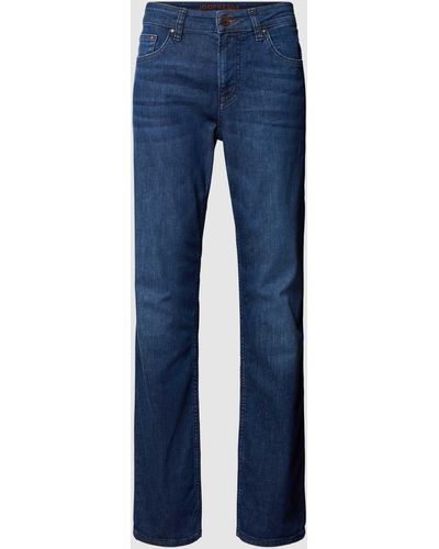 JOOP! Jeans Modern Fit Jeans im 5-Pocket-Design Modell 'MITCH' - Blau