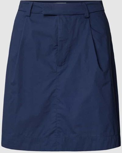 Esprit Minirock mit Eingrifftaschen - Blau