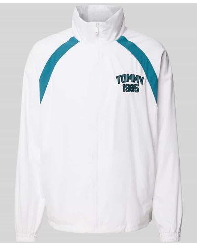 Tommy Hilfiger Trainingsjacke mit Stehkragen - Weiß