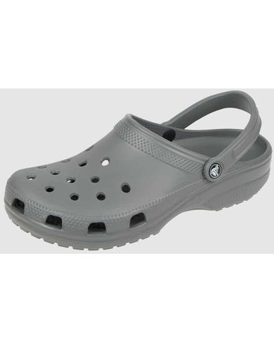 Crocs™ Clogs mit Luftlöchern Modell 'Classic' - Grau
