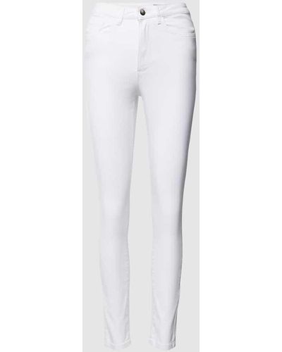 Vero Moda Skinny Fit Jeans im 5-Pocket-Design Modell 'SOPHIA' - Weiß