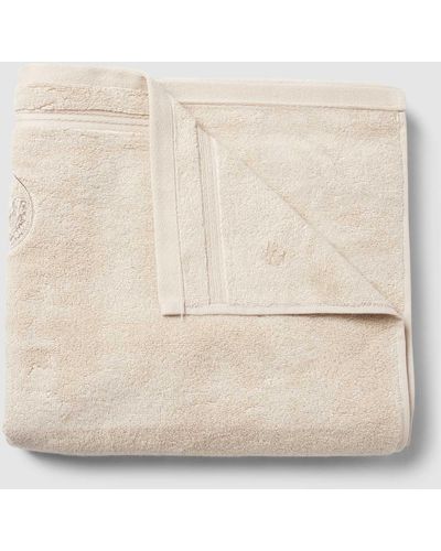GANT Handdoek Met Labelstitching - Naturel