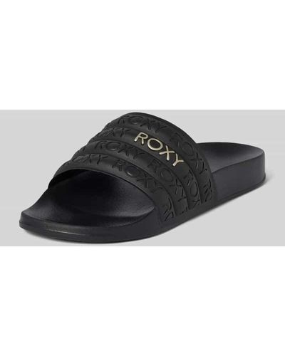 Roxy Sandale mit Label-Details - Schwarz