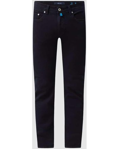 Pierre Cardin Slim Fit Jeans mit hohem Stretch-Anteil Modell 'Lyon' - 'Futureflex' - Blau