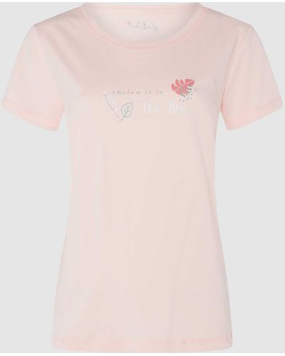 Lascana T-shirt Met Viscose - Roze