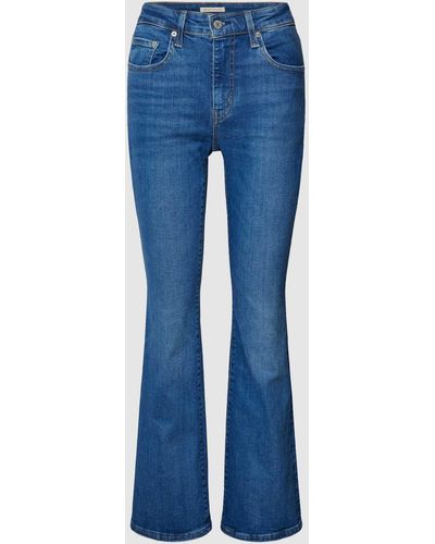 Levi's High Rise Bootcut Jeans - Blauw