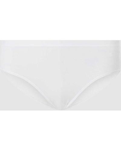 CALIDA Low Cut Panty aus Single Jersey Modell 'Natural Comfort' - Weiß